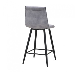 LINEA ΣΚΑΜΠΟ BAR ΓΚΡΙ SILVER 42x51xH84cm