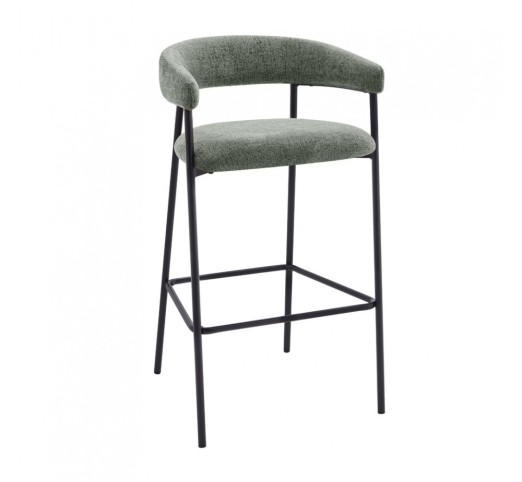 ECLIPSE ΣΚΑΜΠΟ BAR ΛΑΔΙ SILVER 45x46xH92cm