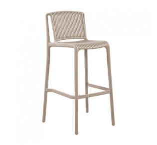 POLLY ΣΚΑΜΠΟ BAR ΓΚΡΙ ΑΝΟΙΧΤΟ 41x47xH100,5cm