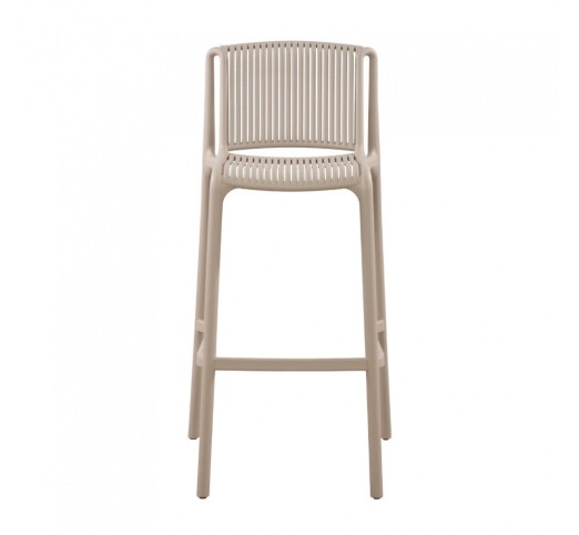 POLLY STOOL BAR GREY LIGHT 41x47xH100,5cm
