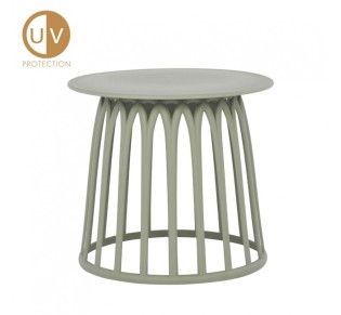 BASKET COFFEE TABLE OLIVE GREEN 49,5x49,5xH44cm