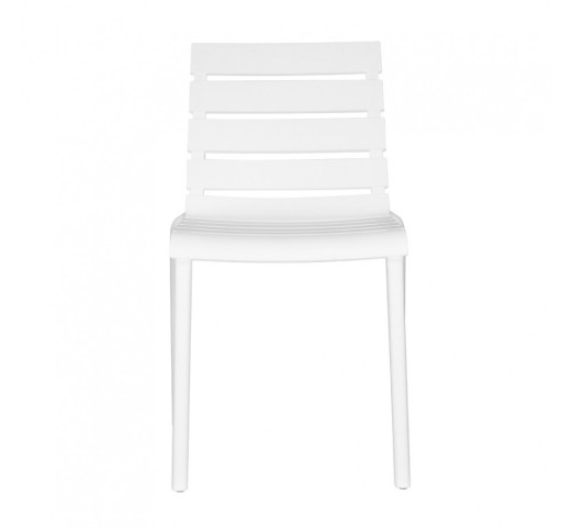 HORIZONTAL CHAIR WHITE 42x54,5xH78cm