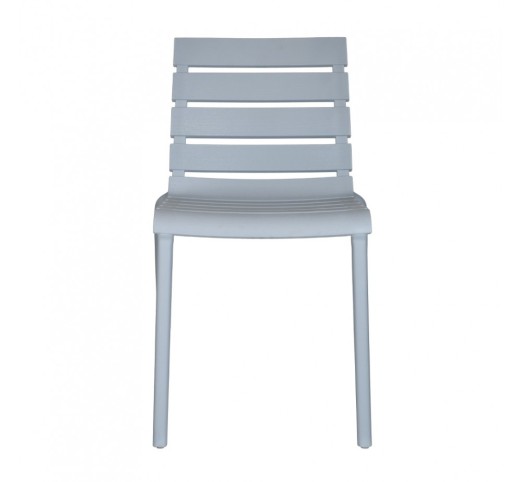 HORIZONTAL CHAIR GREY 42x54,5xH78cm