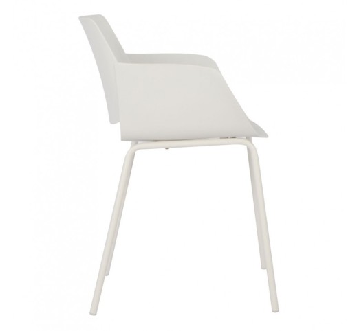 SEDIA ΠΟΛΥΘΡΟΝΑ OFF WHITE 58x52xH79,5cm
