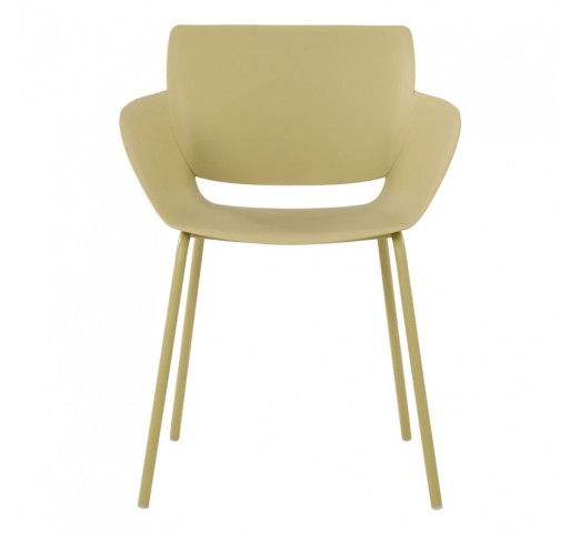 SEDIA ΠΟΛΥΘΡΟΝΑ ΚΙΤΡΙΝΟ PASTEL 58x52xH79,5cm