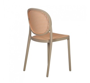 RATTI CHAIR LATTE NATURAL 41,5x52xH84cm
