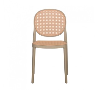 RATTI CHAIR LATTE NATURAL 41,5x52xH84cm