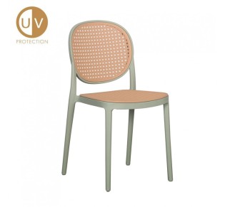 RATTI CHAIR MINT NATURAL 41,7x54xH84cm