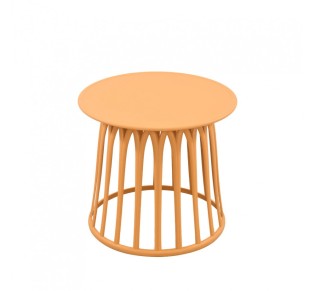 BASKET COFFEE TABLE MUSTARD 49,5x49,5xH44cm