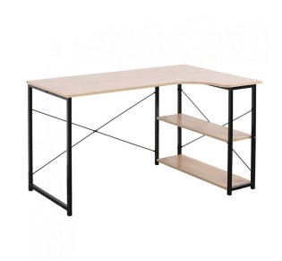 EDGE DESK CHIPBOARD WITH MELAMINE SONOMA BLACK 120x73xH75cm E1 PRC