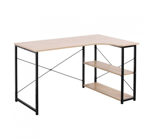 EDGE DESK CHIPBOARD WITH MELAMINE SONOMA BLACK 120x73xH75cm E1 PRC