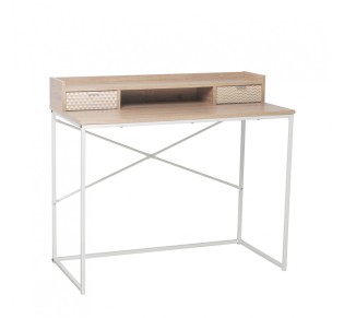 NAK DESK 2DRAWERS SONOMA WITH PATTERN 100x50xH88,5cm