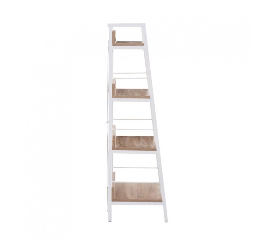 ONE STEP UP ΒΙΒΛΙΟΘΗΚΗ 4ΡΑΦΙΑ SONOMA ΛΕΥΚΟ 60x35xH117cm