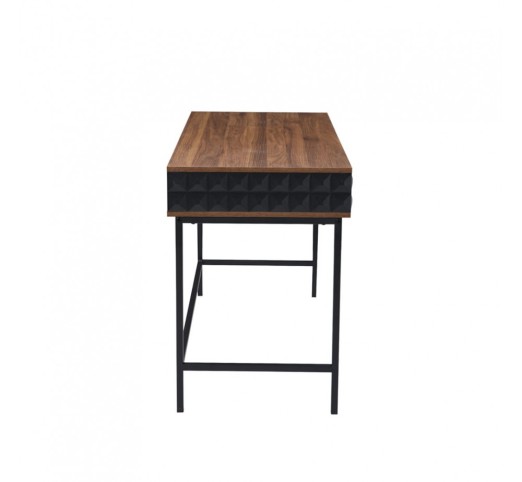 ZUMA DESK WALNUT BLACK 110,5x54xH76cm