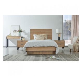 NEON BED (FOR MATTRESS 120x200cm) NATURAL 127x234xH121cm 2