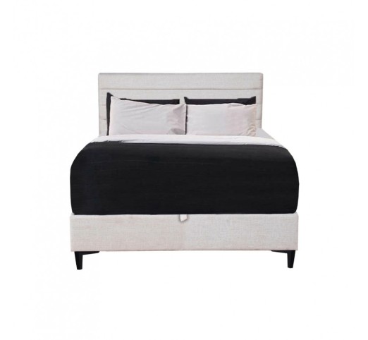 STRATTA BED WITH STORAGE (FOR MATTRESS 120x200cm) OFF WHITE 06-900 127x208xH121cm