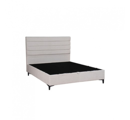 STRATTA ΚΡΕΒΑΤΙ ΜΕ ΑΠΟΘΗΚ. ΧΩΡΟ (ΓΙΑ ΣΤΡΩΜΑ 120x200cm) OFF WHITE 06-900 127x208xH121cm