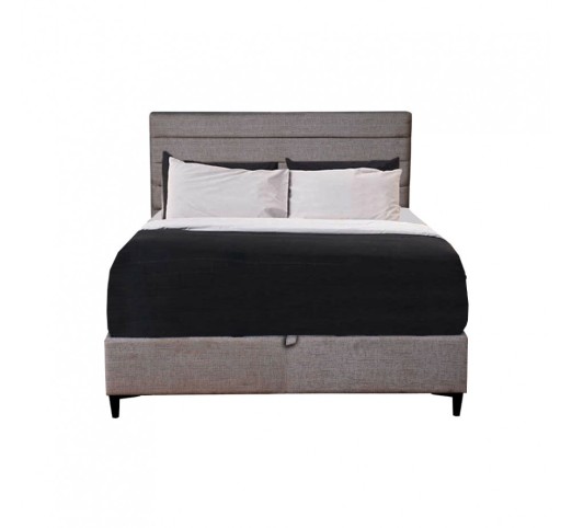 STRATTA BED WITH STORAGE (FOR MATTRESS 120x200cm) GREY 34-900 127x208xH121 cm