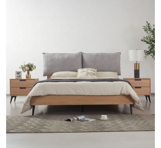 NEON ΚΡΕΒΑΤΙ (ΓΙΑ ΣΤΡΩΜΑ 160x200cm) ΦΥΣΙΚΟ 167x207xH105cm 2