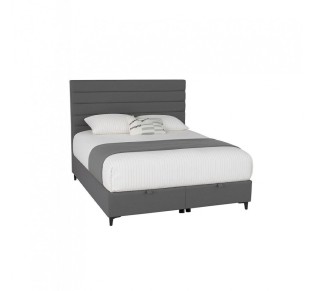 UTOPIA BED WITH STORAGE AND MATTRESS GREY 34-900 207x160xH115cm