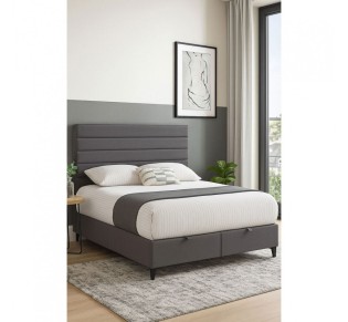 UTOPIA BED WITH STORAGE AND MATTRESS GREY 34-900 207x160xH115cm 2