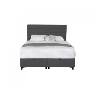 UTOPIA BED WITH STORAGE AND MATTRESS GREY 34-900 207x160xH115cm