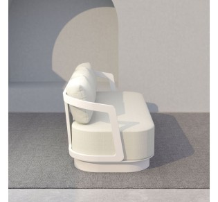 TORRE LOUNGE SET 1+2+2 OFF WHITE 198x81xH66cm