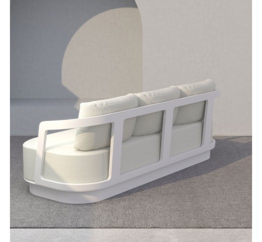 TORRE LOUNGE SET 1+2+2 OFF WHITE 198x81xH66cm
