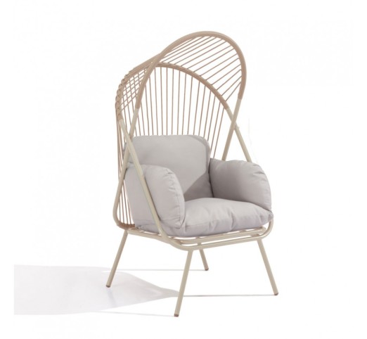 SUN ΠΟΛΥΘΡΟΝΑ BEIGE 75x69xH135,5cm