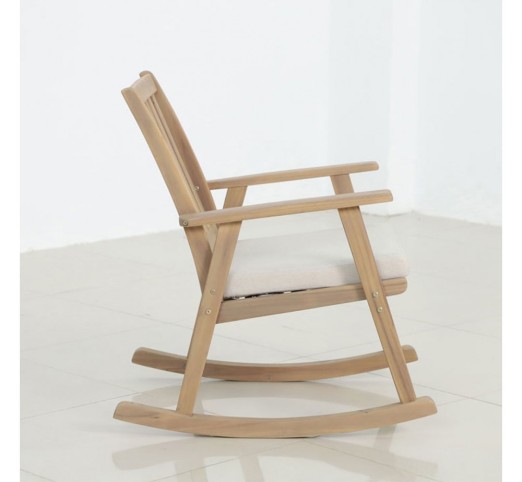 GARDEN ΠΟΛΥΘΡΟΝΑ ΜΕ ΜΠΡΑΤΣΟ ΜΑΞΙΛΑΡΙ ΦΥΣΙΚΟ 76x64xH84cm