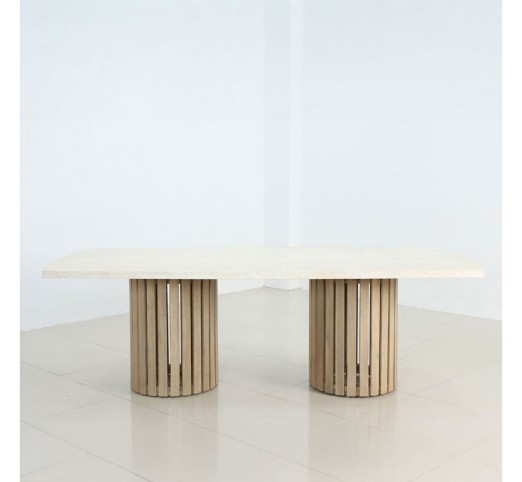 PORTO ΤΡΑΠΕΖΙ ΛΕΥΚΟ 240x110xH80cm