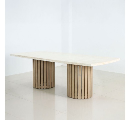 PORTO ΤΡΑΠΕΖΙ ΛΕΥΚΟ 240x110xH80cm