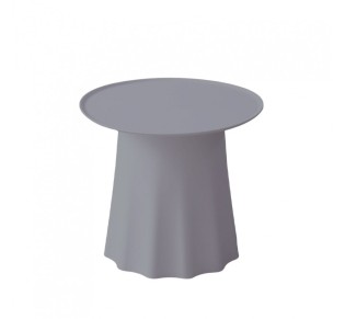 VOLANT SIDE TABLE ΓΚΡΙ ΑΝΟΙΧΤΟ 50x50xH45cm