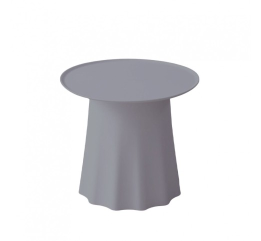 VOLANT SIDE TABLE GREY LIGHT 50x50xH45cm