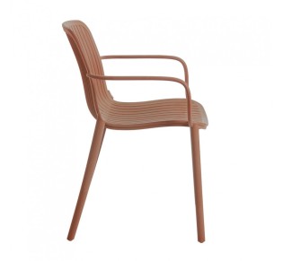BRIO ARMCHAIR TERRACOTTA 58x56,5xH82cm