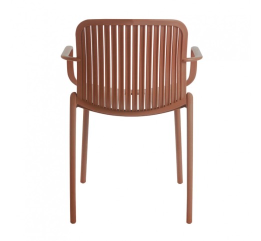 BRIO ARMCHAIR TERRACOTTA 58x56,5xH82cm