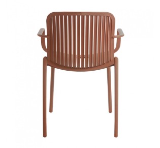 BRIO ARMCHAIR TERRACOTTA 58x56,5xH82cm