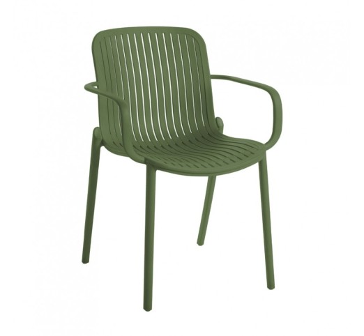 BRIO ARMCHAIR OLIVE GREEN 58x56,5xH82cm