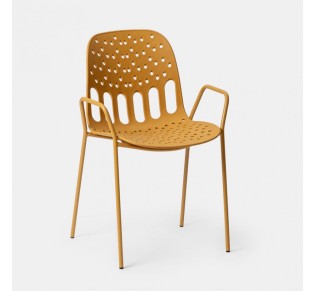 LIDO ARMCHAIR MUSTARD 57x55,5xH80cm