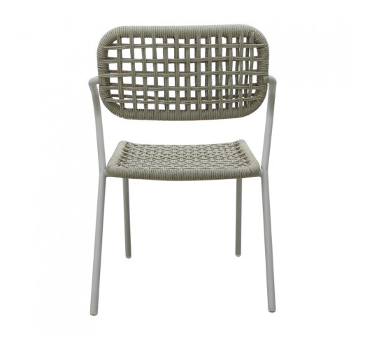 BEE ARMCHAIR WHITE 62x56xH82cm