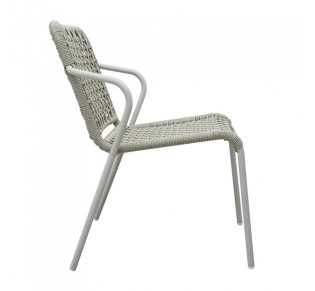 KARE ARMCHAIR WHITE 62x56xH82cm