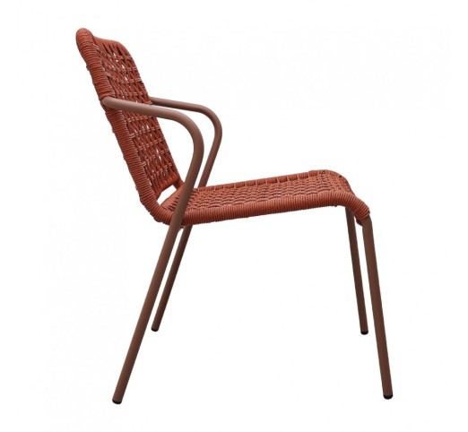 KARE ΠΟΛΥΘΡΟΝΑ TERRACOTTA 62x56xH82cm
