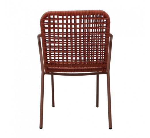 KARE ΠΟΛΥΘΡΟΝΑ TERRACOTTA 62x56xH82cm