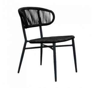 SEDAI CHAIR BLACK BLACK 55x60xH78cm