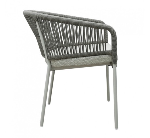 TONDO ARMCHAIR LATTE OFF WHITE 62x57xH80cm