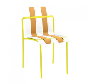 KIOSK ΚΑΡΕΚΛΑ ΛΕΥΚΟ ΠΟΡΤΟΚΑΛΙ 57x40,5xH82cm