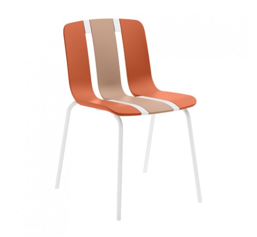 ART CHAIR TERRACOTTA MOCCA 52x44xH80cm
