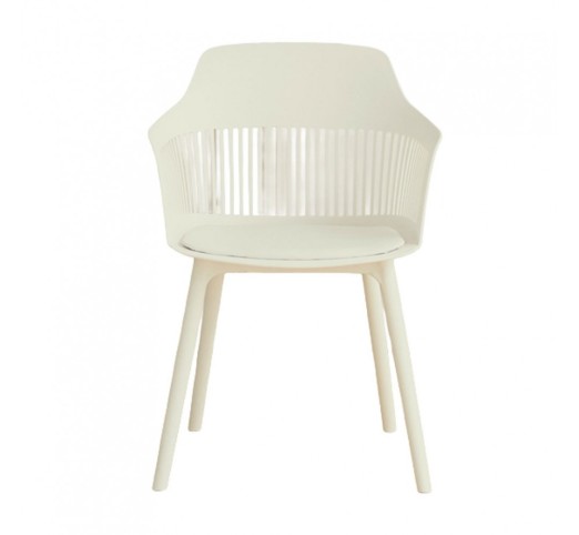 ARPA ΠΟΛΥΘΡΟΝΑ OFF WHITE 58x54,4xH77cm