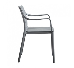 PORTO ARMCHAIR GREY LIGHT 57x54,5xH80cm