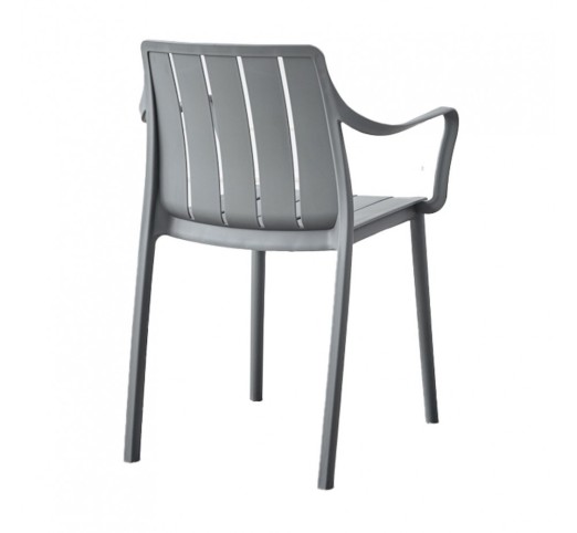PORTO ARMCHAIR GREY LIGHT 57x54,5xH80cm